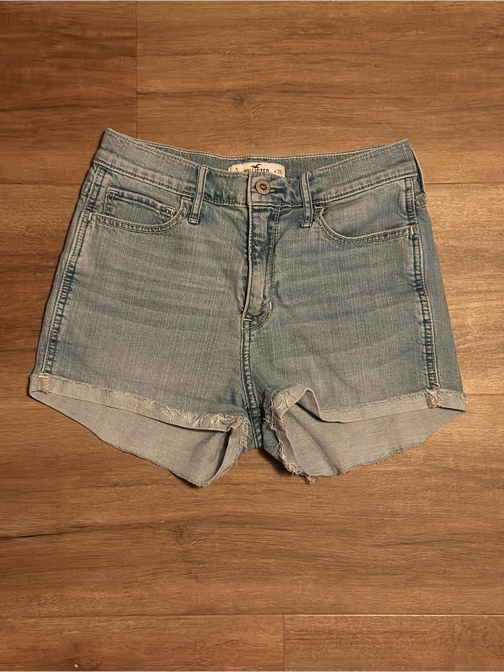 Hollister High-Rise Denim Shorts
